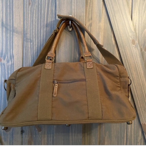 Olive green/Brown Men's Bag - Picture 2 of 8